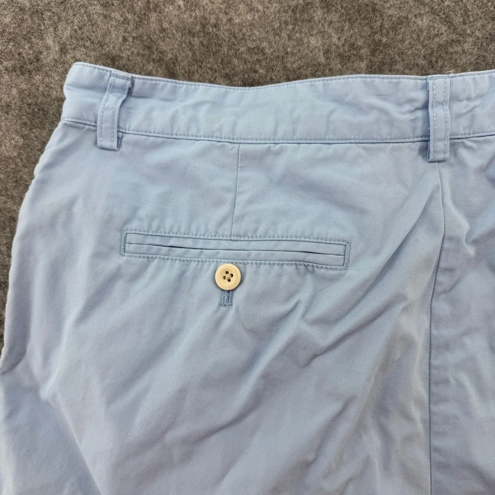 Vineyard Vines Breaker Shorts Mens 34 Light Blue Classic Fit Chino Twill 8